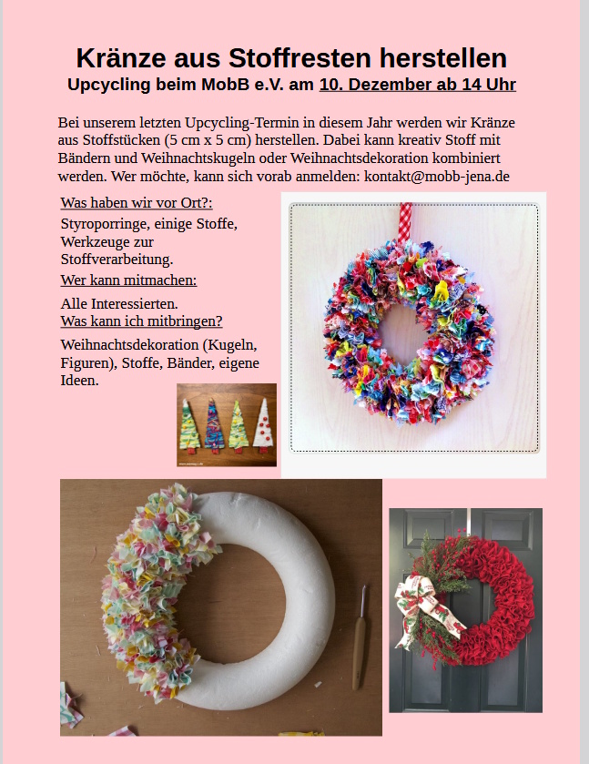 Workshop Kränze basteln