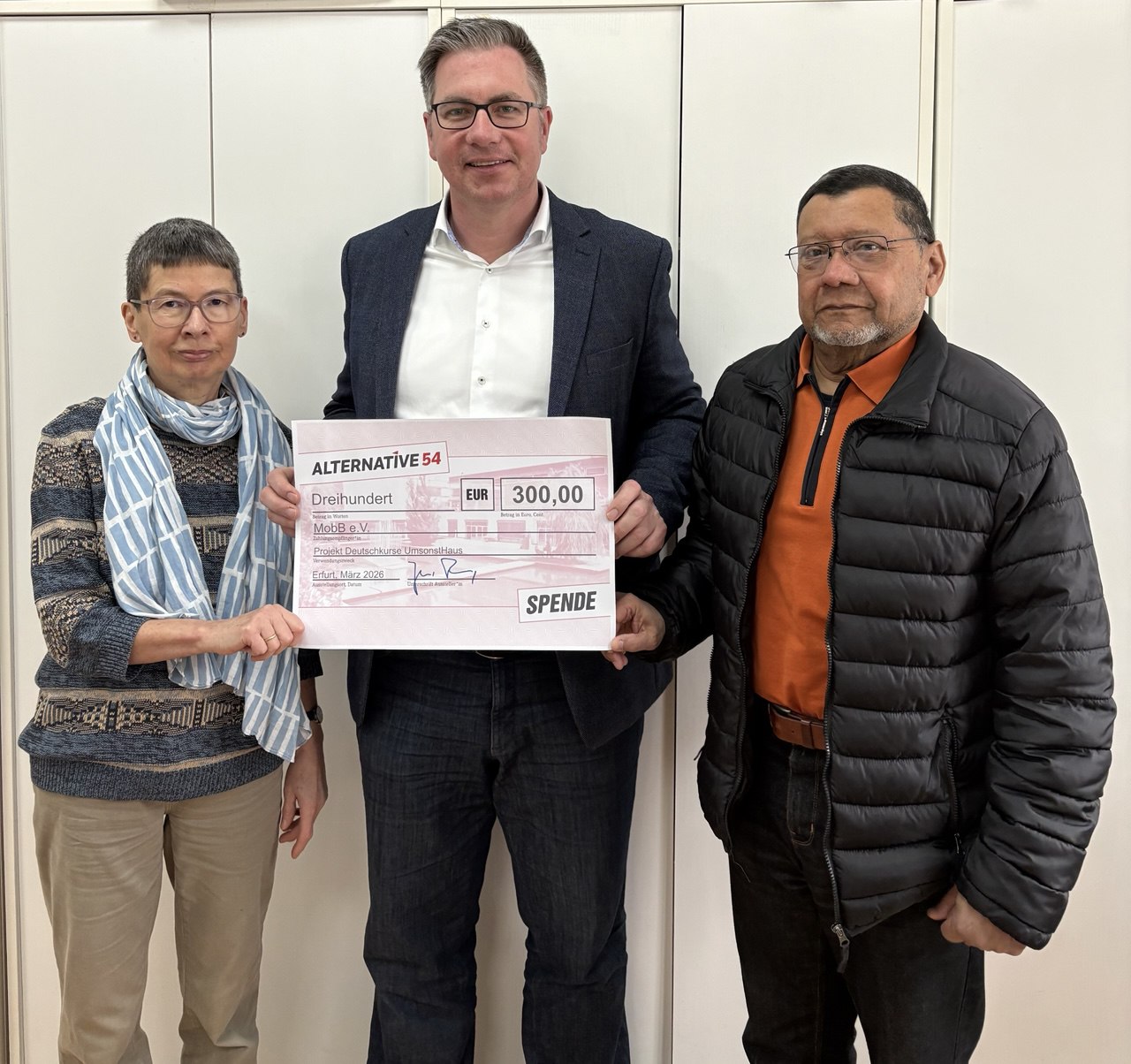 Spenden&uuml;bergabe