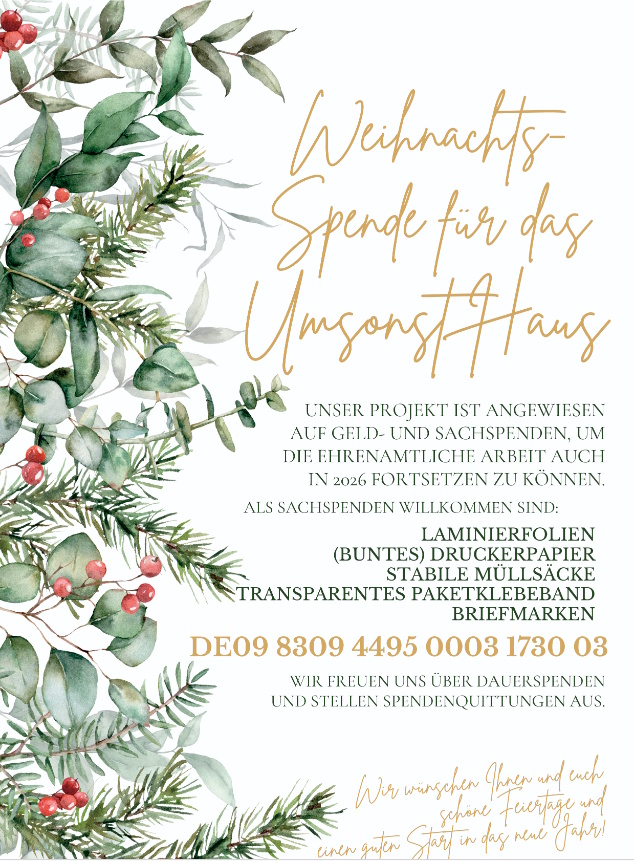 Weihnachtsspende