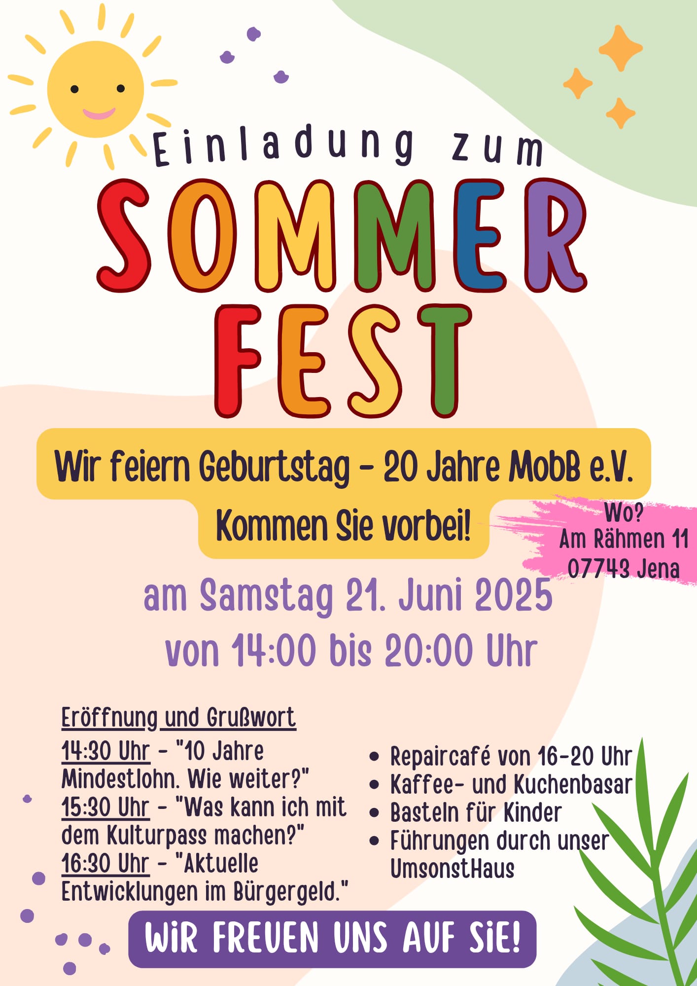 Sommerfest am 21.06.2025